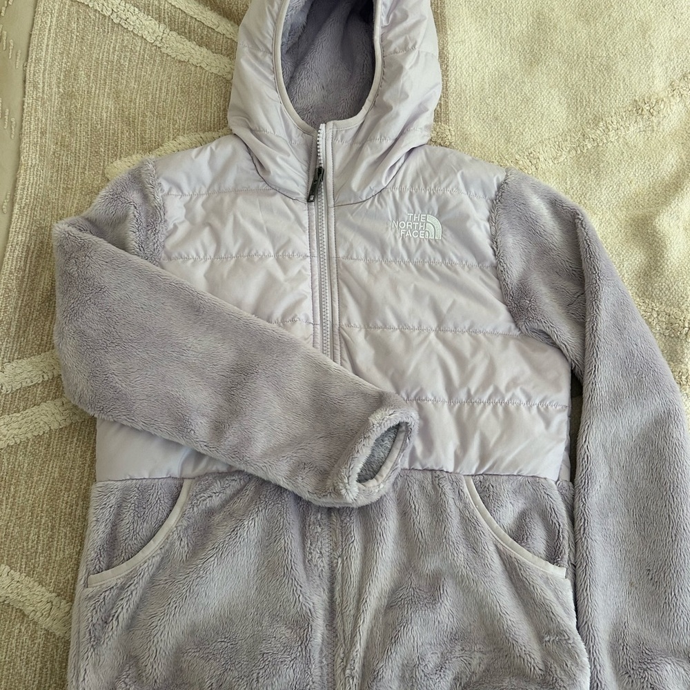 The North Face Kids' Light Purple Fleece Hoodie